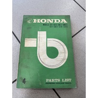 Parts Book Honda C72 / CA72 / CM72 / C77 / C78 / CA78