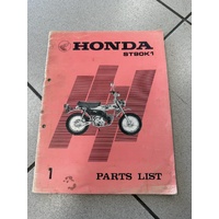 Parts Book Honda ST90K1