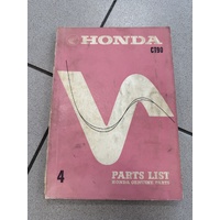 Parts Book Honda CT90