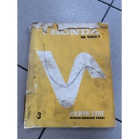 Parts Book Honda SL125K1