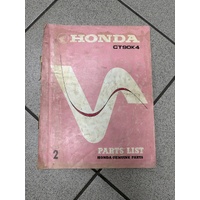 Parts Book Honda CT90K4