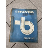 Parts Book Honda ST70