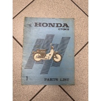 Parts Book Honda C70K2