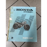Parts Book Honda ATC90K2