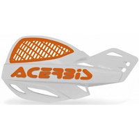 ACERBIS HANDGUARDS UNIKO VENTED WHITE ORANGE
