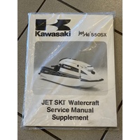 SERVICE MANUAL KAWASAKI JET SKI 550SX #99924-1148-51