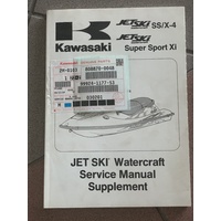 Service Manual Kawasaki Jet Ski JH750 Super Sport Xi 92-96 #99924-1177-53
