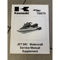 Supplement Service Manual Kawasaki Jet Ski JH750 STX 1998 99924-1238-51