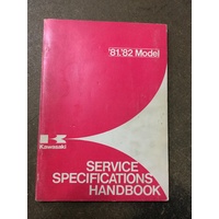 Service Specifications Handbook Kawasaki