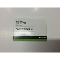 Owners Manual Kawasaki Ninja EX650JHF