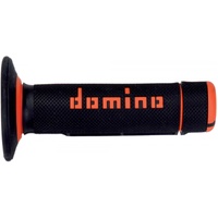 DOMINO GRIPS MX A020 HALF WAFFLE BLACK ORANGE