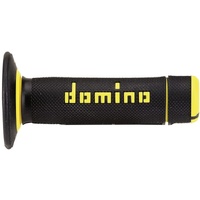 DOMINO GRIPS MX A020 HALF WAFFLE BLACK YELLOW