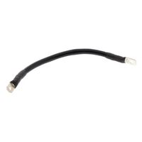 10IN. LONG UNIVERSAL BATTERY CABLE - BLACK.