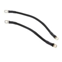 BATTERY CABLE KIT - BLACK. FITS SOFTAIL 1989-2008.