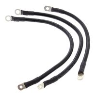 BATTERY CABLE KIT - BLACK. FITS FXR 1982-1988.