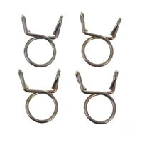 All Balls Racing Fuel Hose Clamp Kit - 9mm Wire (4 Pack)