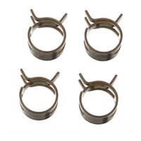 All Balls Racing Fuel Hose Clamp Kit - 12mm Band (4 Pack)