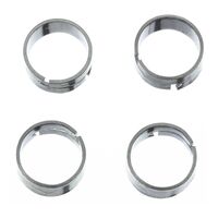 All Balls Racing Fuel Hose Clamp Kit - 10mm Band (4 Pack)