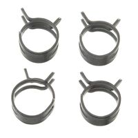 All Balls Racing Fuel Hose Clamp Kit - 11mm Band (4 Pack)