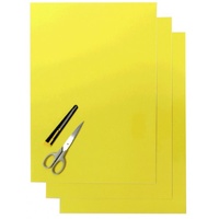 BLACKBIRD DECALS STICKER SHEETS YELLOW 47x33cm 3PK