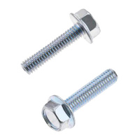 Bolt Hex Flange 10mm x 6x25mm (Pack of 10)