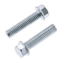 Bolt Hex Flange Bolts 6x25mm (Pack of 10)