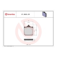 Brembo Xtra Brake Pad Sinter Front 07BB33SR