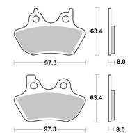 Brembo Prime Brake Pad Sinter Front 07HD16SA