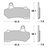 Brembo Prime Brake Pad Sinter Front 07HD17SA