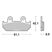 Brembo Prime Brake Pad Sinter Front 07HO21SA