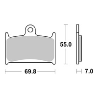 Brembo Prime Brake Pad Sinter Front 07SU22SA