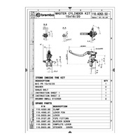 Brembo Upgrade Clutch Master Cylinder CMC RCS 15 Front 110A26350