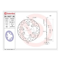 Brembo Prime Brake Disc Serie Oro Front 68B40796