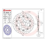 Brembo Prime Brake Disc Serie Oro Front 78B40841