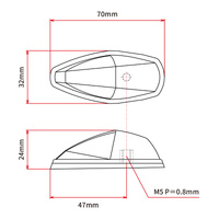 DRC 586 LED Flasher 12V (2 Pack) - Smoke