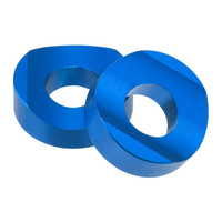 DRC Rim Lock Spacers (2 Pack) - Honda Blue