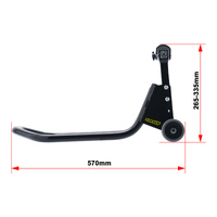 Unit Street Bike Rear Stand Adjustable - Black