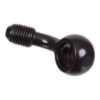 WHITES BRAKE - 10mm BANJO - 45Deg - STEEL BLK