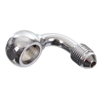 WHITES BRAKE - 10mm BANJO - 90Deg - CHR STEEL