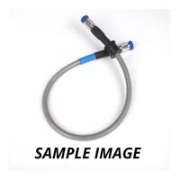 Whites Premade Brake Line - 250mm - (Chrome)