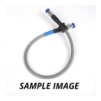 Whites Premade Brake Line - 550mm - (Chrome)