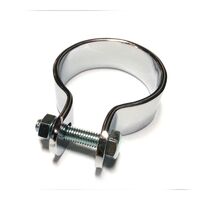 WHITES EXHAUST CLAMP 1 1/2" CHR 38mm