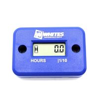 HOUR METER WHITES BLUE