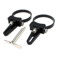 Whites LED Light Bar Tube Mount Brackets 3" Pair (76.2mm)