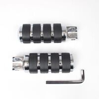 WHITES FOOT PEG/HD ISO RIDER F/LG CHROME