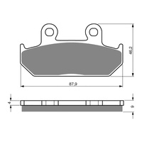 GOLDfren Brake Pads Sintered Sports GF024 - S3 (PH41)