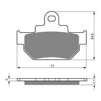 GOLDfren Brake Pads Sintered Sports GF030 - S3 (PH35)