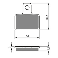 GOLDfren Brake Pads GF173 - K5
