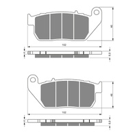 GOLDfren Brake Pads Sintered Sports GF272 - S3 ( PH336 )