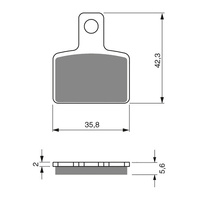 GOLDfren Brake Pads GF282 - K5